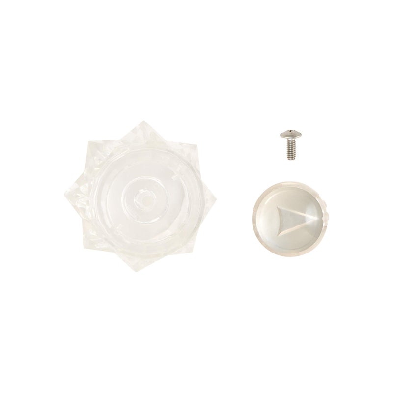 Danco 31229 Handle for Delta Monitor Tub/Shower Handles, Fits 1400 Series, White/Clear - Image 3